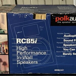 RC85i High Performance In-Wall Speakers - Black